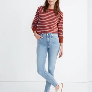Madewell Women’s Size 27 Light Blue 10” High-Rise Skinny Jeans